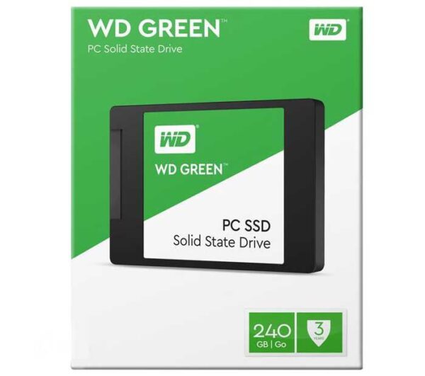 هارد SSD اینترنال وسترن دیجیتال مدل Green ظرفیت 240 گیگابایت